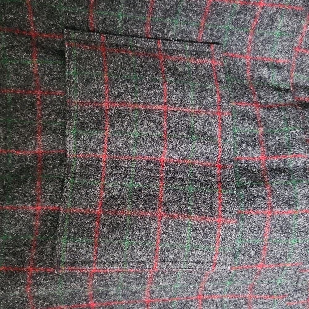 Men's Green Plaid Pants with Suspenders - Picture 4 of 12